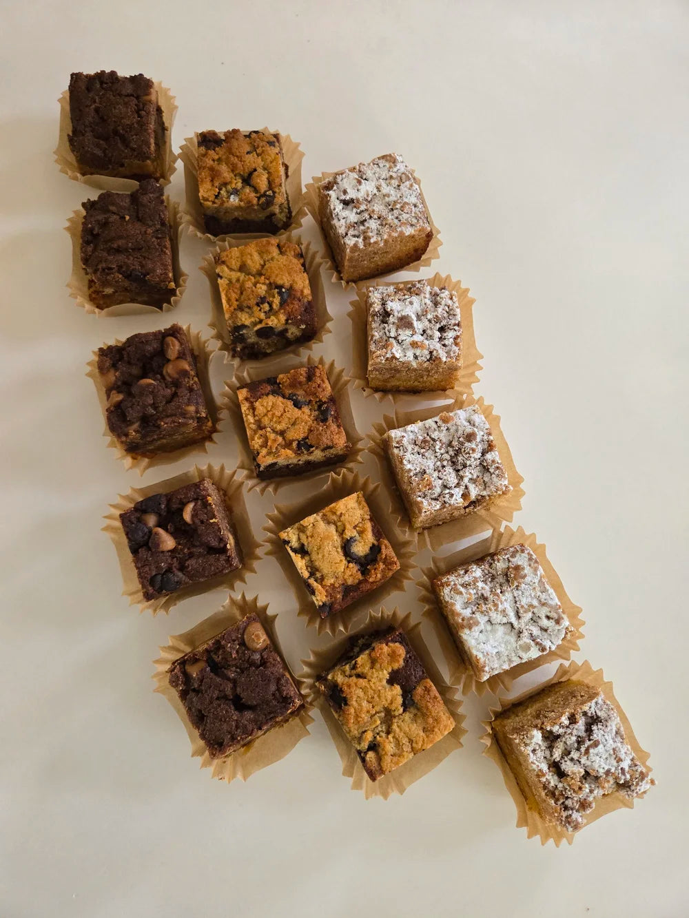 Sugar-Free Gluten-Free Dessert Sampler – 15 Piece Variety Pack (Brookies, Blonkies & Crumbies)