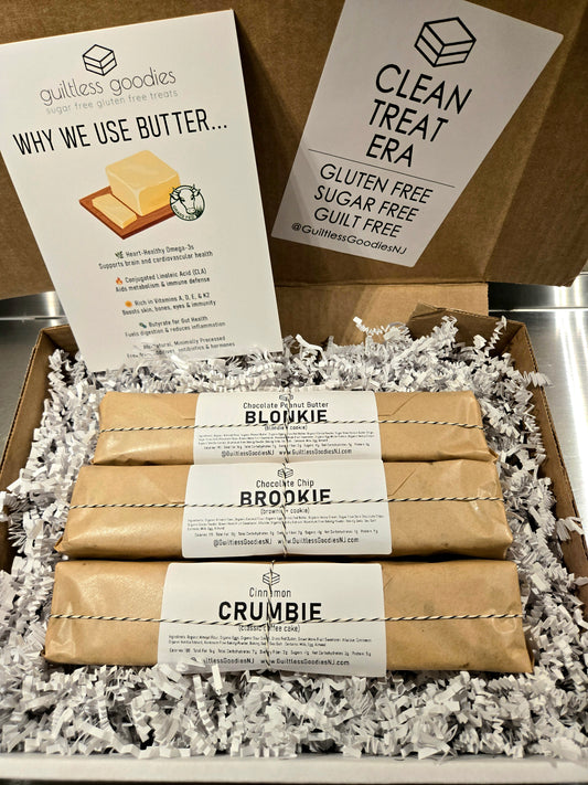 Sugar-Free Gluten-Free Dessert Sampler – 15 Piece Variety Pack (Brookies, Blonkies & Crumbies)